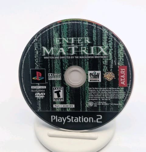 Enter the Matrix PS2 CIB Sony PlayStation 2 Complete with Manual / Black Label — photo 6