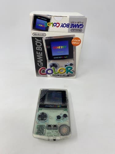 Nintendo Gameboy Color Clear w/Box No Manual Or papers NTSC-J Region Free — photo 9