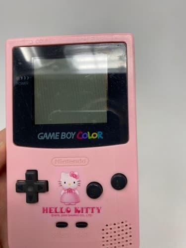 Excellent GAMEBOY Color Hello Kitty Pink Handheld Console Tested Working — photo 4