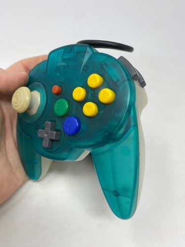 HORI Pad Mini 64 Nintendo N64 Controller Translucent Green Wired Japan — photo 3