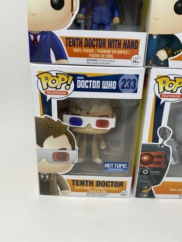 Lot of 5 Funko Pop Doctor Who Rose 295 Jack 302 K-9 300 Tenth 233 355 Exclusives — photo 2