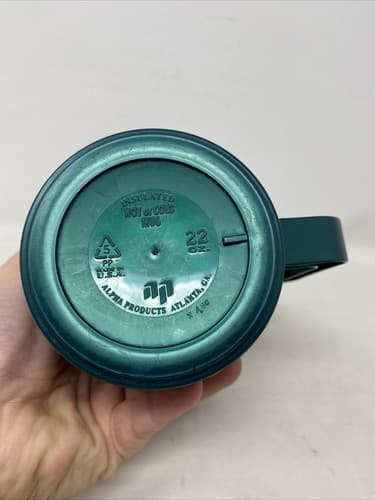 Travel Mug Delmarva Shorebirds 1999 South Atlantic League All Star Plastic Green — photo 6
