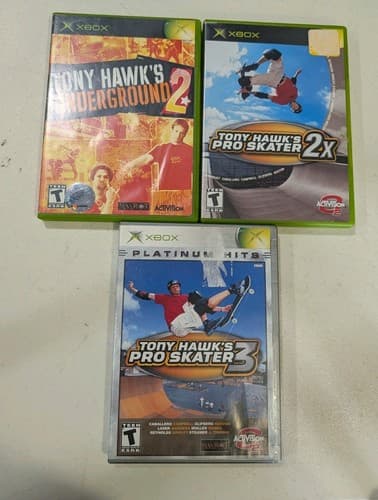 Tony Hawk Original Xbox Game Cases / Manuals - No Game