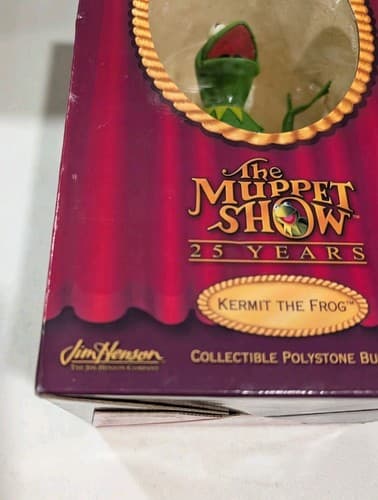 Muppet Show KERMIT Collectible Polystone Bust 2003 Sideshow Weta — photo 3