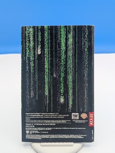 Enter the Matrix PS2 CIB Sony PlayStation 2 Complete with Manual / Black Label — photo 5