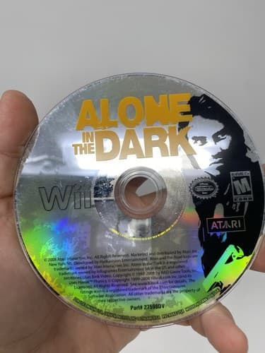 Alone in the Dark Nintendo Wii Disc Only Tested — photo 2