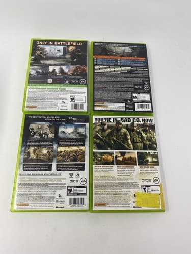 Lot Of 4 Xbox 360 Video Games Battlefield 3 & 4 Bad Company 1 & 2 — photo 2