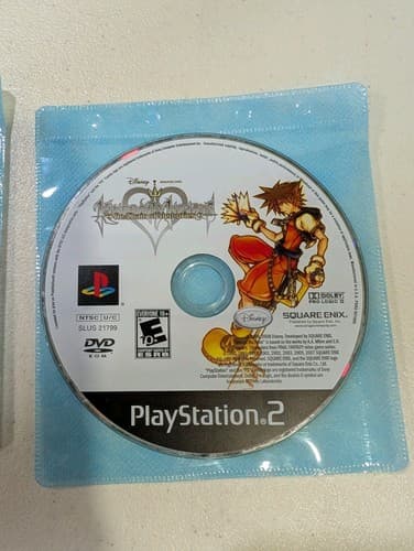 Kingdom Hearts & Chain Of Memories PS2 PlayStation 2 Discs Only - Tested — photo 5