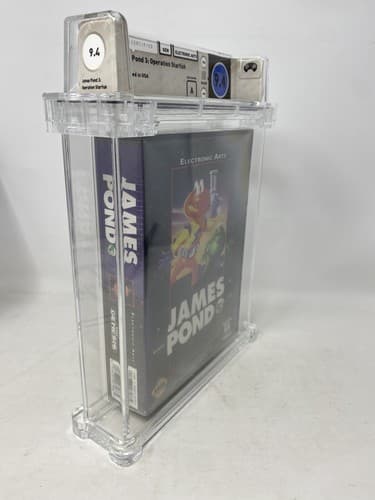 SEGA GENESIS FACTORY SEALED GAME JAMES POND 3 BRAND NEW WATA 9.4 A TOP OF POP 1 — photo 9