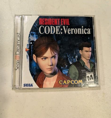 Dreamcast - Resident Evil -- CODE: Veronica Sega Tested Working Complete