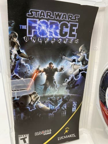Star Wars PSP Game Lot The Force Unleashed & Lethal Alliance CIB Complete — photo 9