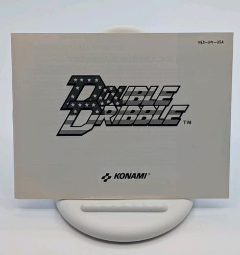 Konami Double Dribble Nintendo NES CIB Box & Manual, NTSC-U/C 1987 — photo 4