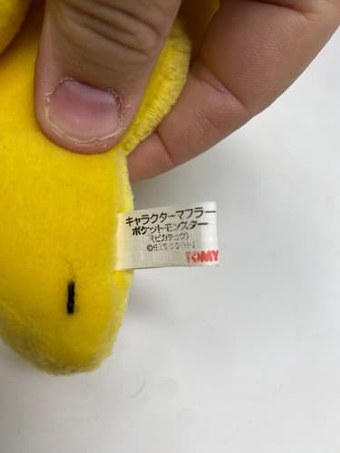 Pikachu Fat Pokemon Scarf Fuzzy Plush 6" Stuffed Toy Doll Japan Tomy — photo 7