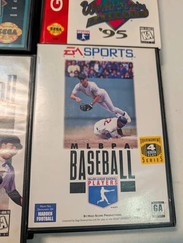 Lot of 5 Sega Genesis Baseball Games CIB - Triple Play, MLBPA, World Series — photo 6