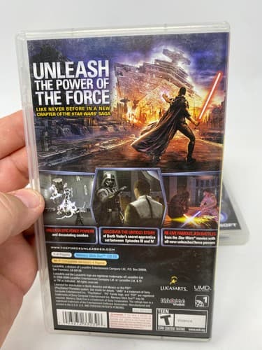 Star Wars PSP Game Lot The Force Unleashed & Lethal Alliance CIB Complete — photo 6