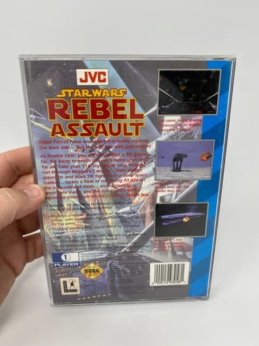 Star Wars: Rebel Assault (Sega CD, 1993) CIB Complete W Reg Card — photo 7