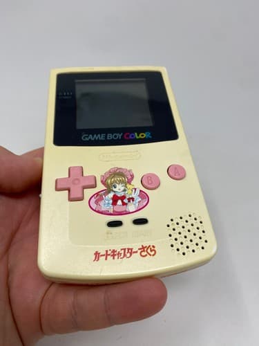 Nintendo Game Boy Color Cardcaptor Sakura CGB-001 CGB-CWP-JPN Loose Cream/Pink — photo 4