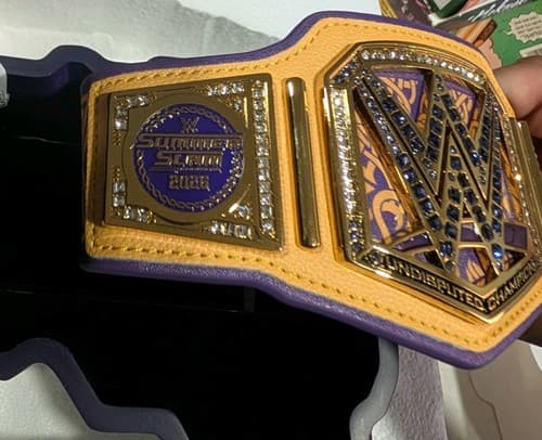 WWE Summerslam Minnesota Championship Mini Belt Rare /250 Limited Ed — photo 7