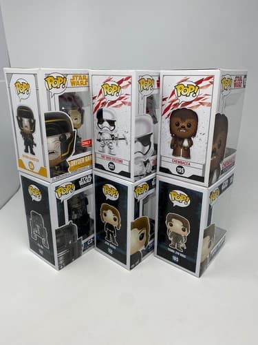 Funko Pop! Star Wars Vinyl Figures Lot of 6 - Chewbacca Dryden Gangster C2-B5 — photo 8