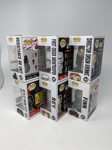 Funko Pop! Star Wars Vinyl Figures Lot of 6 - Rey Resistance BB Unit Finn New — photo 4