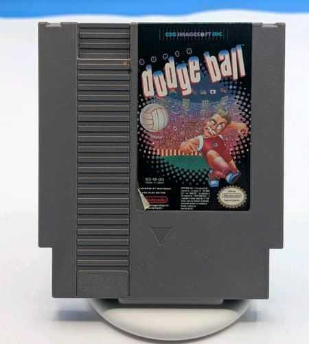 Super Dodge Ball (Nintendo NES, 1989) Authentic Cartridge & Box Manual, Tested — photo 8