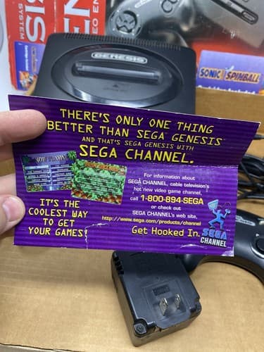 Sega Genesis Model 2 Console CIB Console Controller Insert Box Tray Tested Works — photo 9