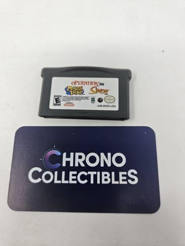 Operation Mouse Trap Simon for Nintendo GameBoy Advance (Cartridge Only) tested