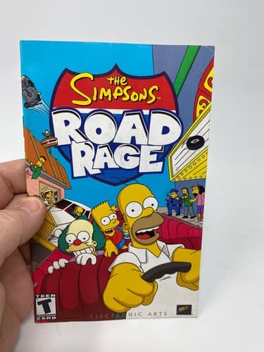 simpsons road rage ps2 Manual only no game
