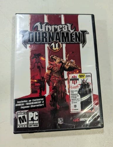 Unreal Tournament III PC Video Game Complete w/ Manual Disc Case Midway Mature