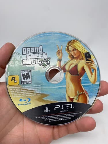 Grand Theft Auto V - PS3 PlayStation 3 Disc Only Tested working — photo 2