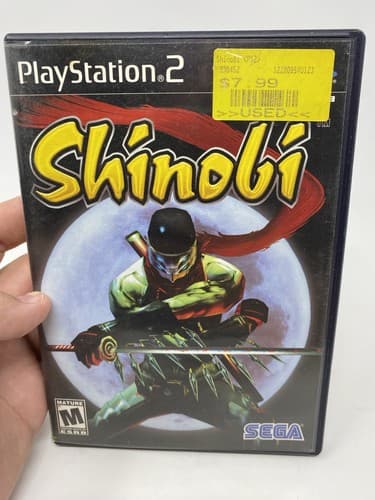 Shinobi PlayStation 2 PS2 Black Label CIB Complete Tested W Registration Card
