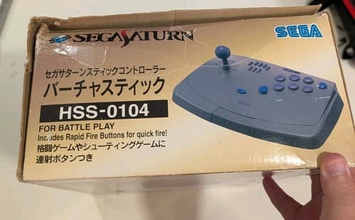Sega Saturn VIRTUA STICK Fighting Controller HSS-0104 Boxed Tested — photo 8