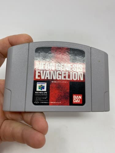 Neon Genesis Evangelion Nintendo 64 N64 Japanese Import Cartridge Only Bandai — photo 3