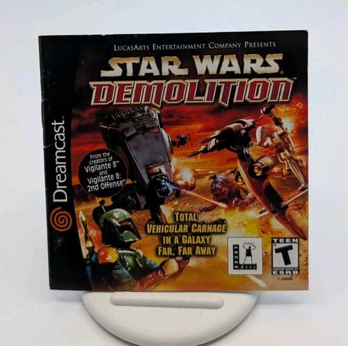 Star Wars Demolition Sega Dreamcast Disc & Manual - Tested And Working — photo 3