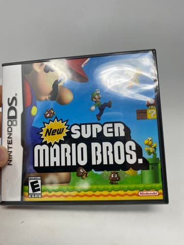 New Super Mario Bros Nintendo DS NEW Factory Sealed USA Red Nintendo Logo 00000 — photo 3