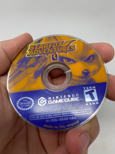 STARFOX ADVENTURES - NINTENDO GAMECUBE - DISC ONLY *TESTED & WORKING* — photo 3