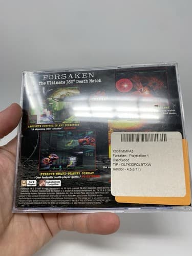 Forsaken PS1 Sony Acclaim Sci-Fi First Person Shooter Action Video Game CIB — photo 7
