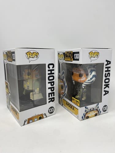 Funko POP Star Wars Rebels Lot Chopper & Ahsoka #133 & #130 Hot Topic Exclusive — photo 2
