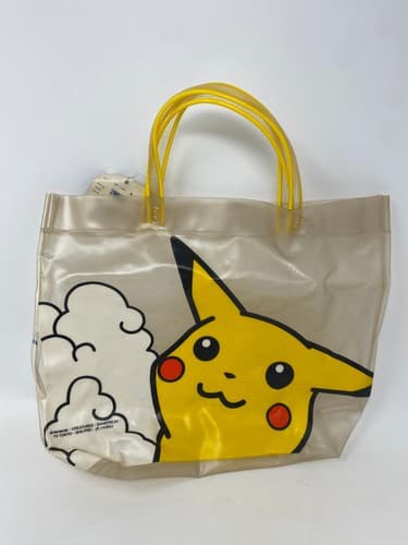 Pokemon Pocket Monsters Cream White Pool Beach Bag Nintendo Creatures Game Freak
