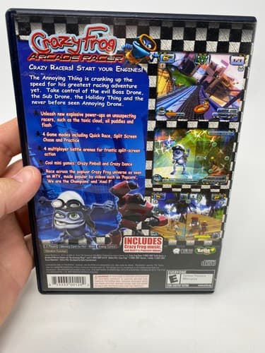 Crazy Frog Arcade Racer Sony PlayStation 2 PS2 Valcon Games Blue Disc NTSC — photo 6