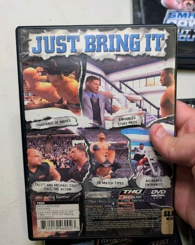 Lot Of 5 PS2 WWE Game Cases/Manuals, No Games — photo 9
