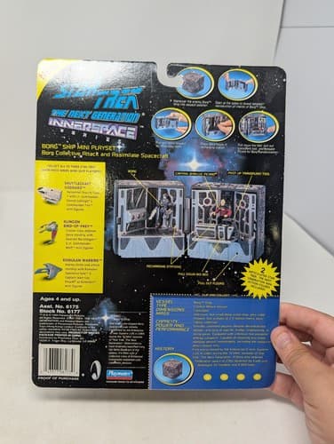 Star Trek Next Generation Innerspace Borg Ship Mini Playset Picard Playmates — photo 5