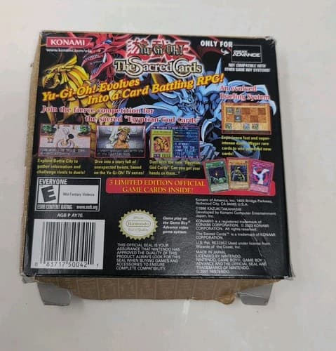 Yu-Gi-Oh! The Sacred Cards Nintendo Game Boy Advance 2003 - No Cards — photo 4