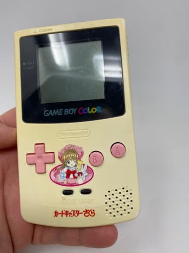 Nintendo Game Boy Color Cardcaptor Sakura CGB-001 CGB-CWP-JPN Loose Cream/Pink — photo 2