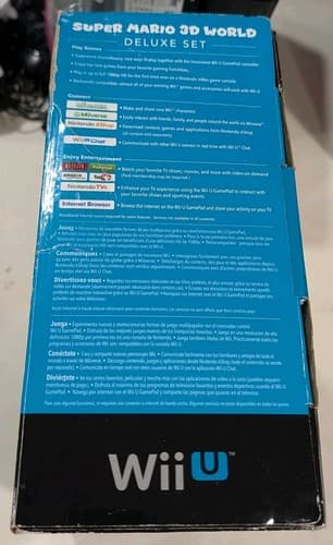Nintendo Wii U 32 GB Super Mario 3D World Deluxe Set Console CIB Tested w/ Games — photo 2