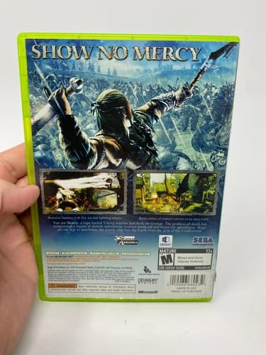 Viking: Battle for Asgard (Microsoft Xbox 360, 2008) No manual Authentic — photo 3