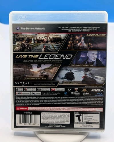 007 Legends Sony PlayStation 3 PS3 Complete CIB Manual Tested Working — photo 2