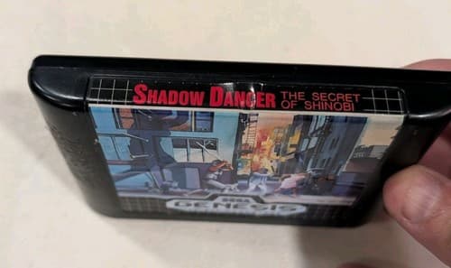 Shadow Dancer: The Secret of Shinobi (Sega Genesis, 1990) Game Authentic Cart — photo 4