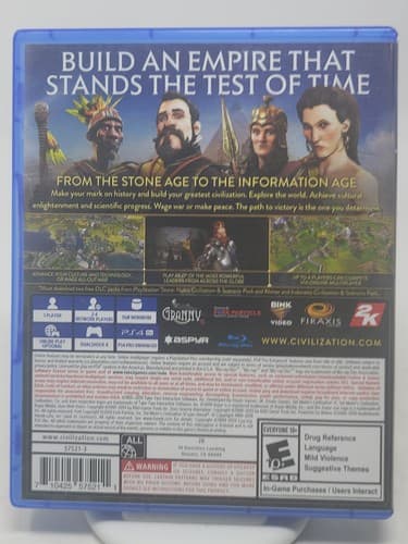 Civilization VI PlayStation 4 PS4 US Version with Manual, Tested — photo 2