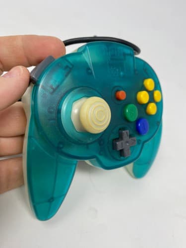 HORI Pad Mini 64 Nintendo N64 Controller Translucent Green Wired Japan — photo 2
